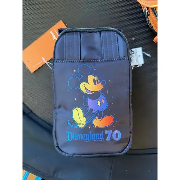 Disney Parks Disneyland 70th Mickey Mouse Mini Skeeter Lug Bag, BNWT - Picture 2 of 2